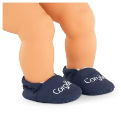 Corolle Marineblauw Slippers voor Babypop 30cm