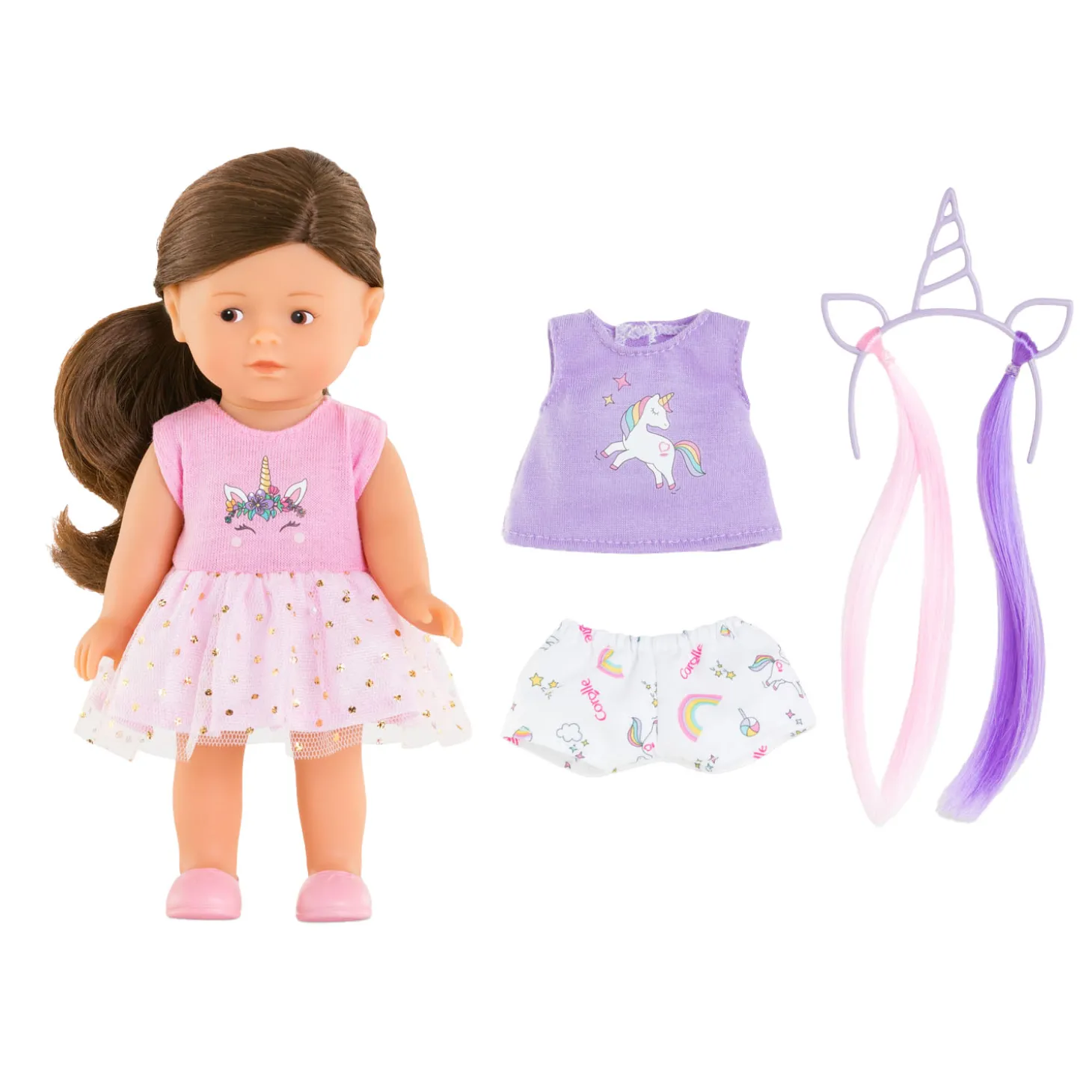 Corolle Mini Corrolines Romy Eenhoorn Pop, 20cm