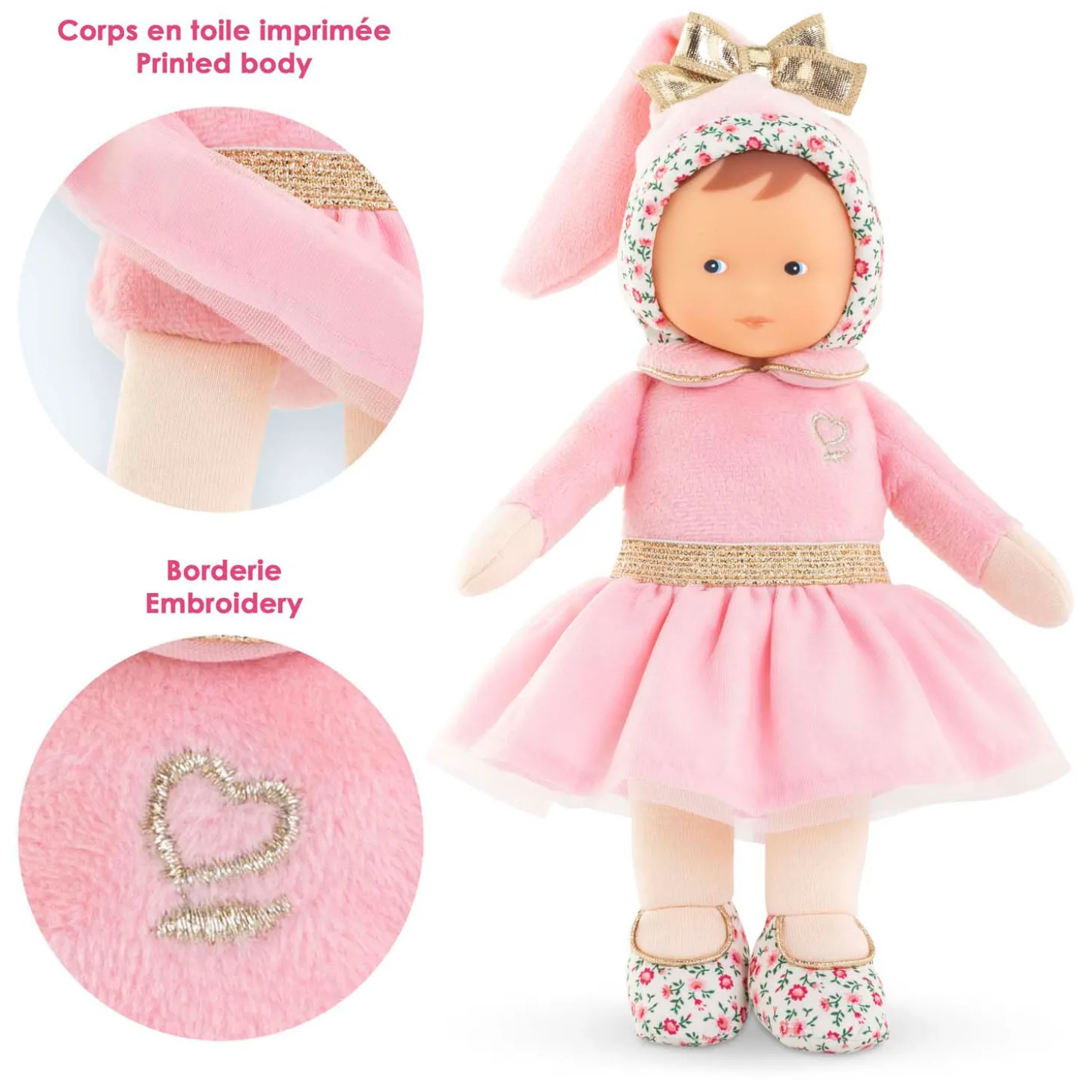 Corolle Miss Ballerina - Roze Grenadine Pop, 25cm