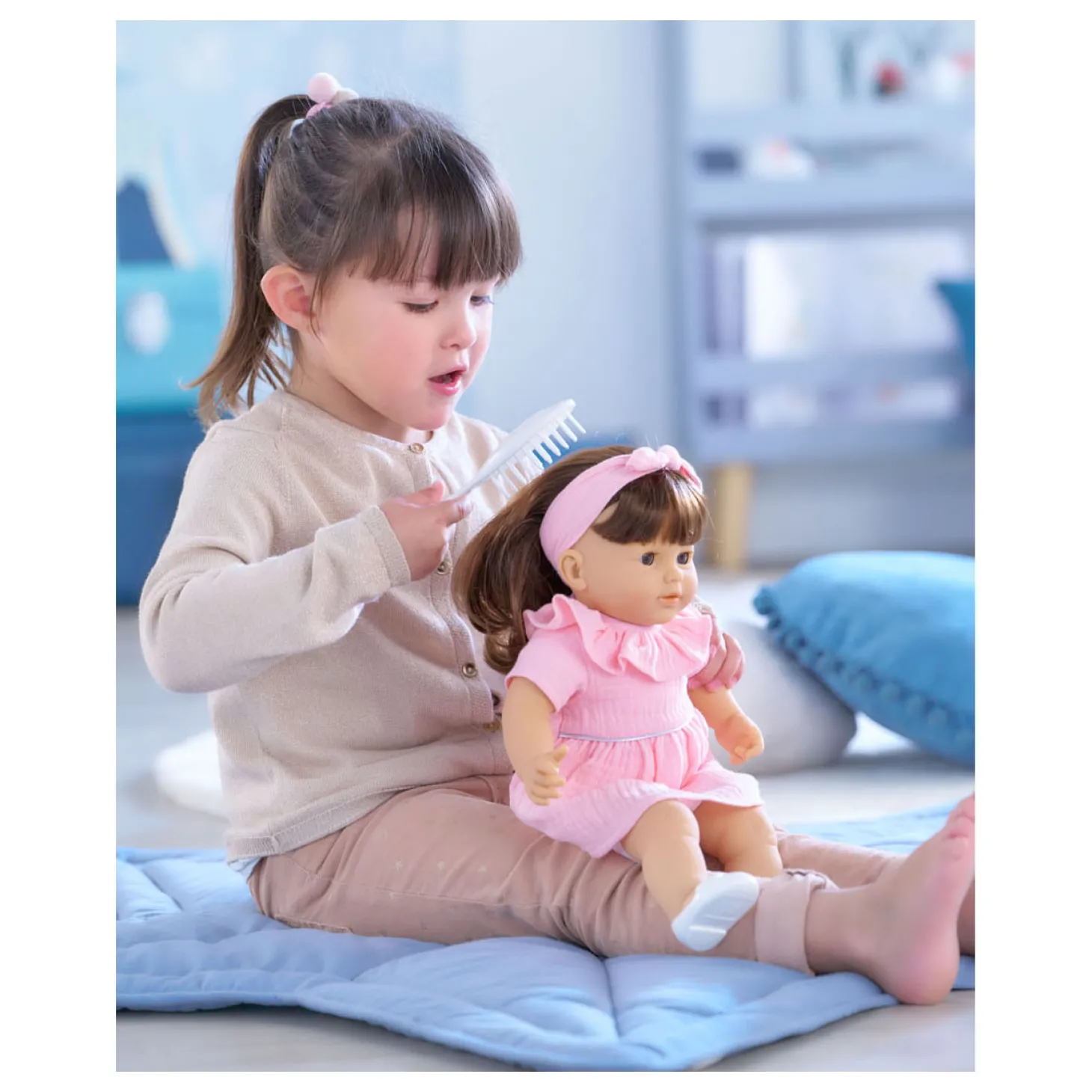 Corolle Mon Grand Poupon Babypop met Lang Haar - Julie, 36cm