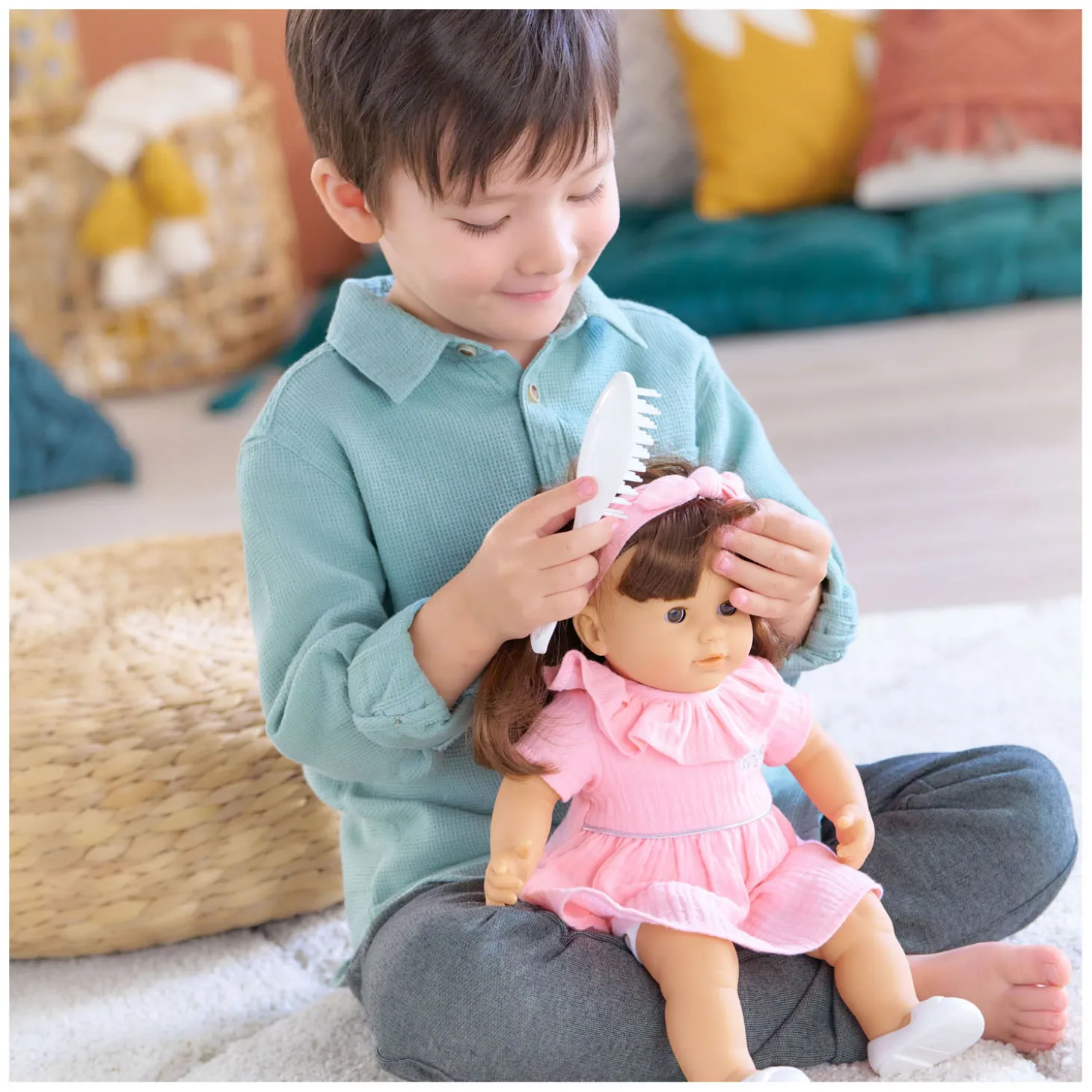 Corolle Mon Grand Poupon Babypop met Lang Haar - Julie, 36cm