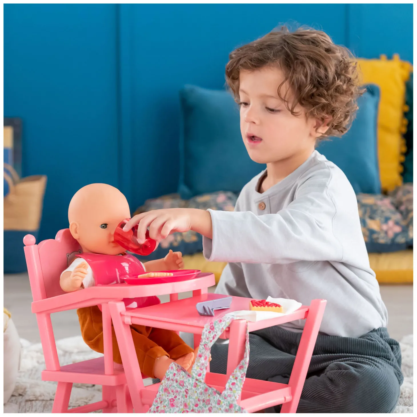 Corolle Mon Grand Poupon - Poppen Verzorgingsset Etenstijd