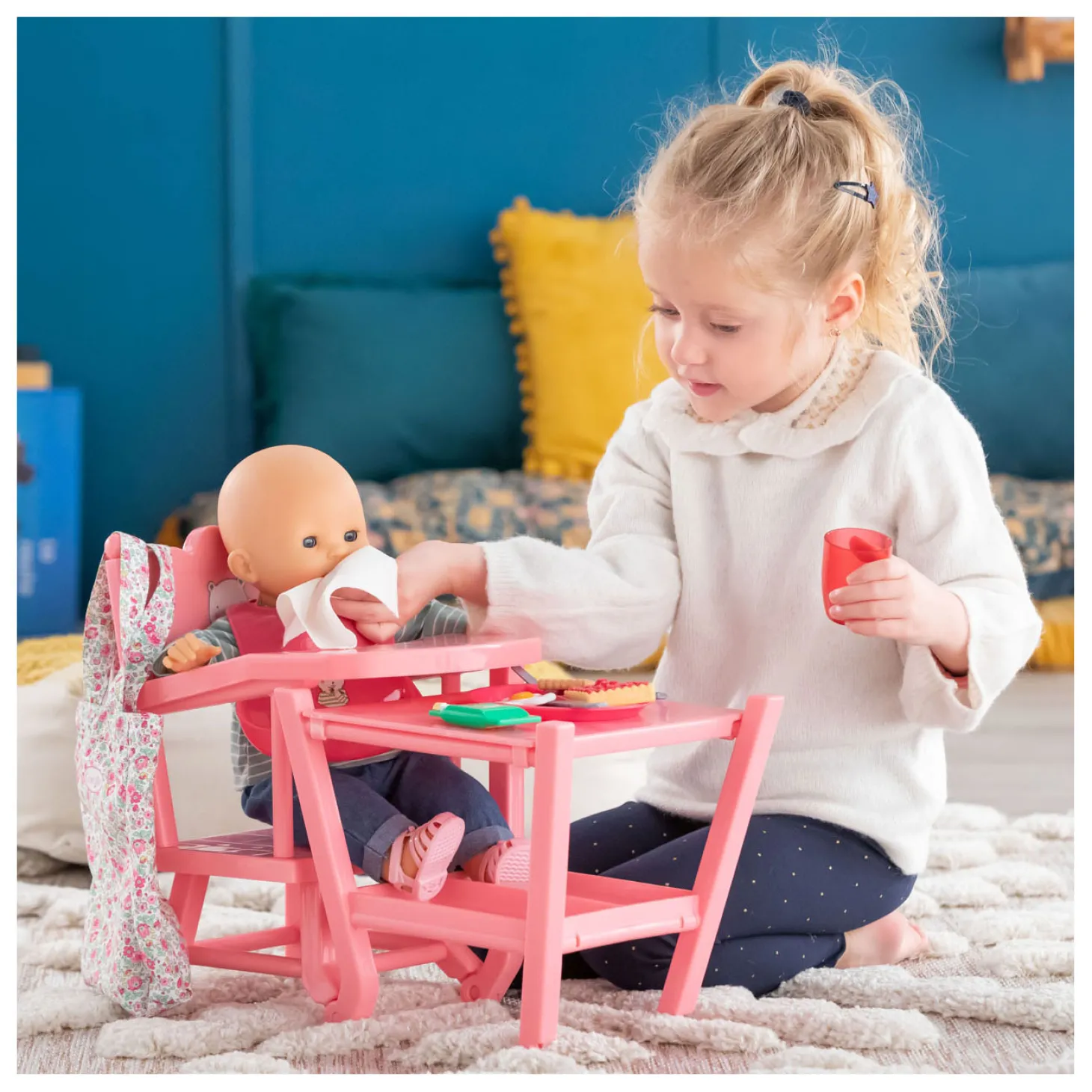 Corolle Mon Grand Poupon - Poppen Verzorgingsset Etenstijd