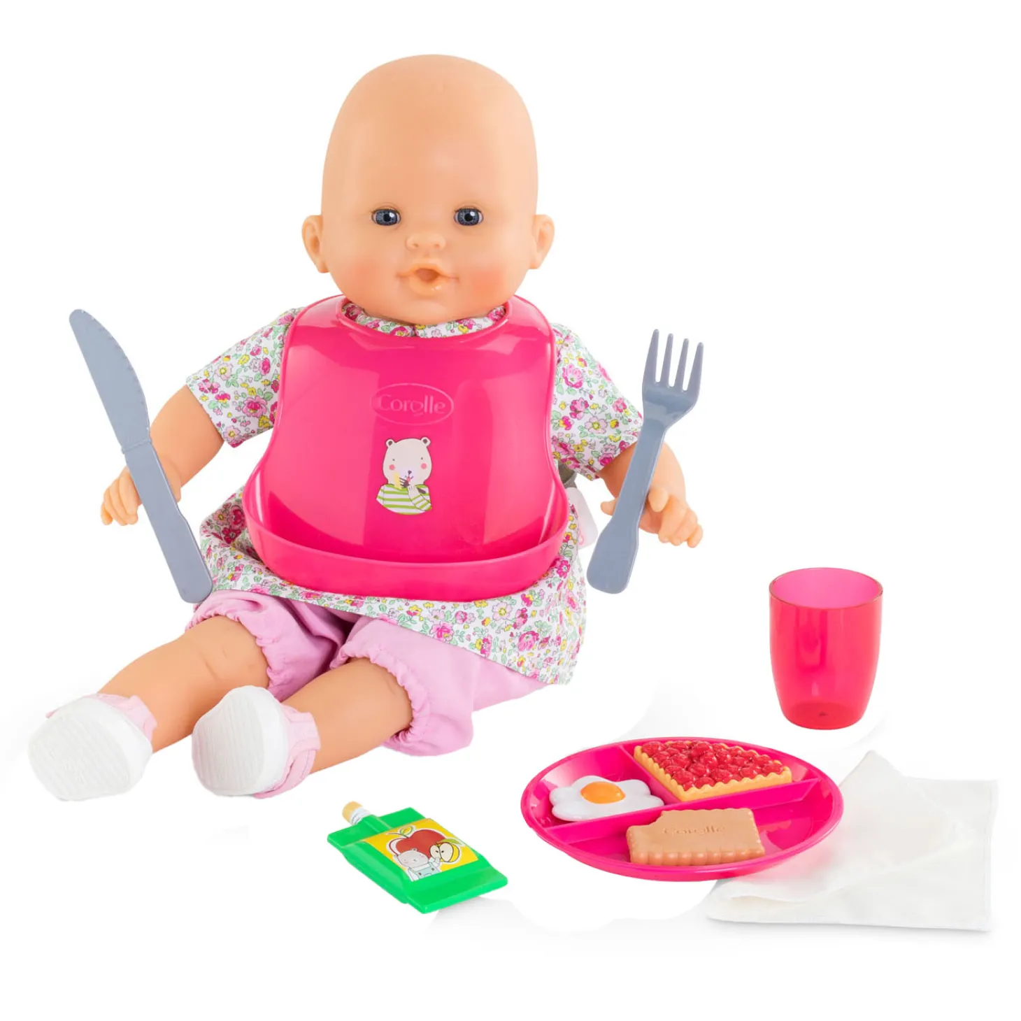 Corolle Mon Grand Poupon - Poppen Verzorgingsset Etenstijd