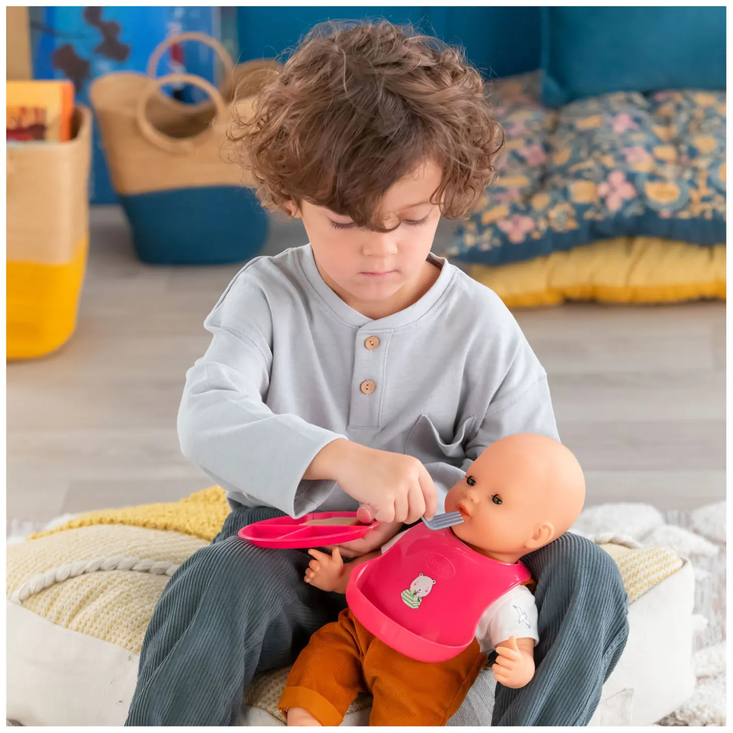 Corolle Mon Grand Poupon - Poppen Verzorgingsset Etenstijd