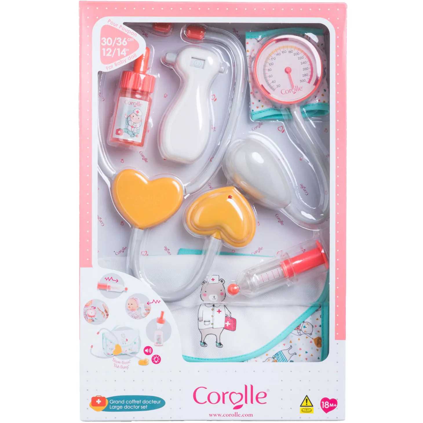 Corolle Mon Grand Poupon - Poppen Dokterset