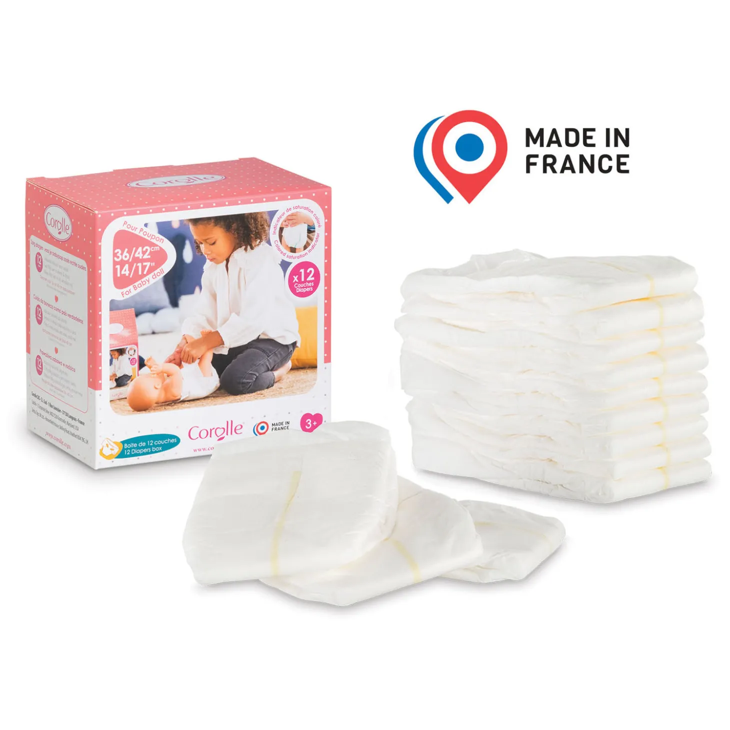 Corolle Mon Grand Poupon Luiers, 12st.