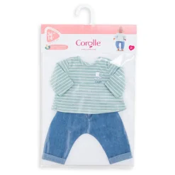 Corolle Mon Grand Poupon - Poppen Broek met Shirt, 36cm