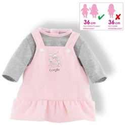 Corolle Mon Grand Poupon - Poppenjurk met Shirt, 36cm