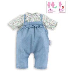 Corolle Mon Grand Poupon - Poppen Blouse en Overall, 36cm