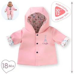 Corolle Omkeerbare Regenjas voor Babypop, 30cm