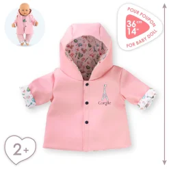 Corolle Omkeerbare Regenjas voor Babypop, 36cm