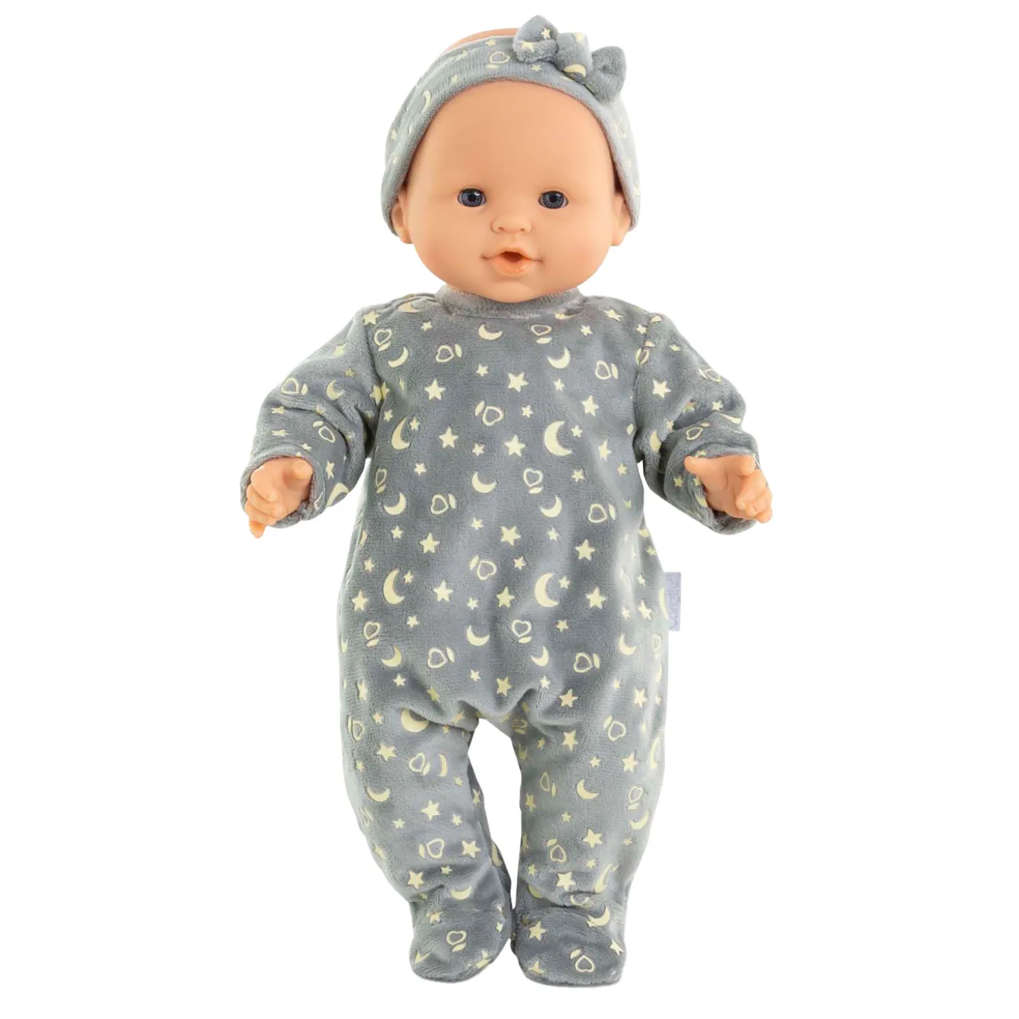 Corolle Poppen Pyjama Glitter in het Donker en Haarband, 36cm