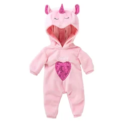 Corolle Roze Eenhoorn Pyjama voor Poppen van 36cm, 2dlg.