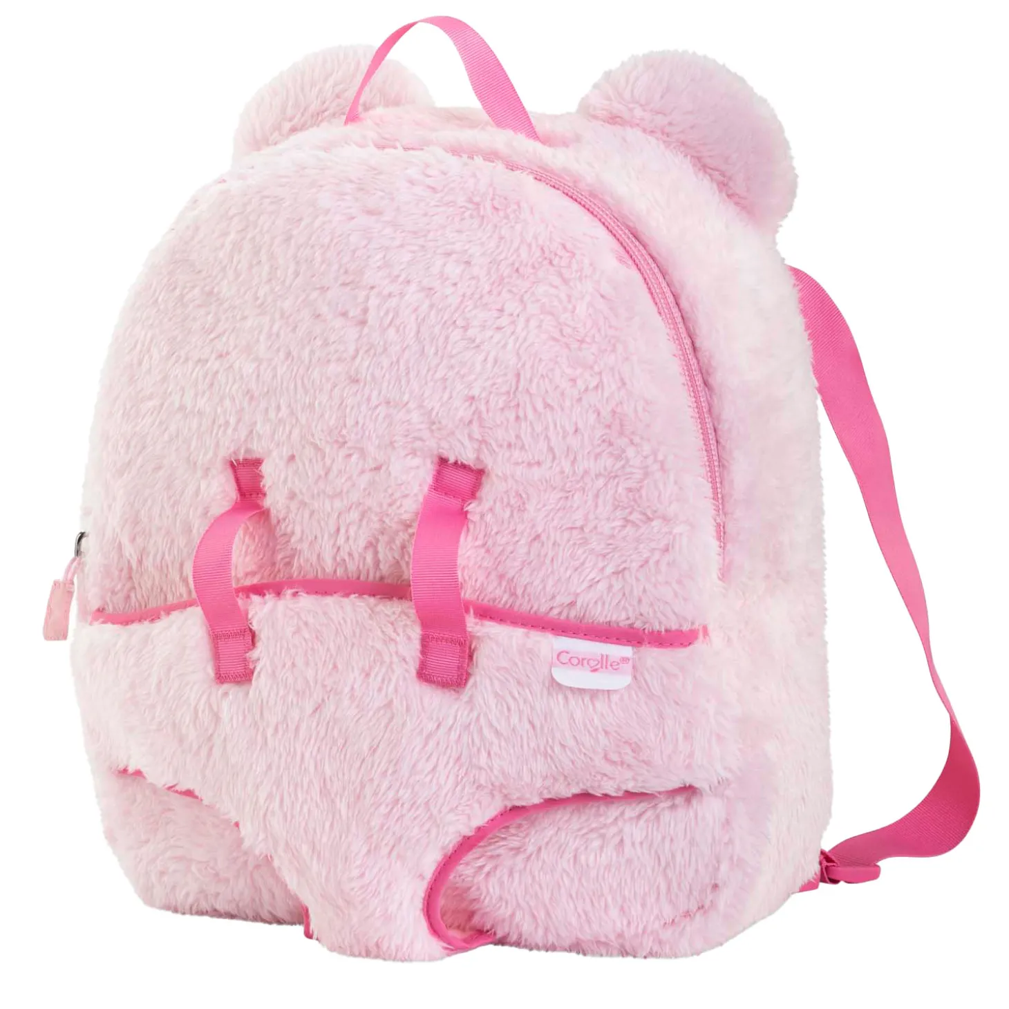 Corolle Roze Pluche Poppen Draagrugzak, 30cm