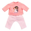 Corolle Roze Pyjama voor Poppen van 36cm, 2dlg.