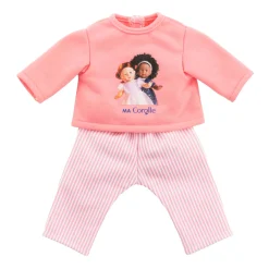 Corolle Roze Pyjama voor Poppen van 36cm, 2dlg.