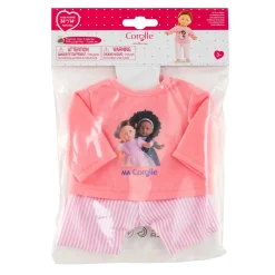 Corolle Roze Pyjama voor Poppen van 36cm, 2dlg.