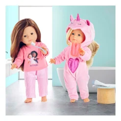 Corolle Roze Pyjama voor Poppen van 36cm, 2dlg.
