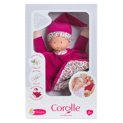 Corolle Tidoudou - Roze Grenadine Knuffeldoek, 17cm