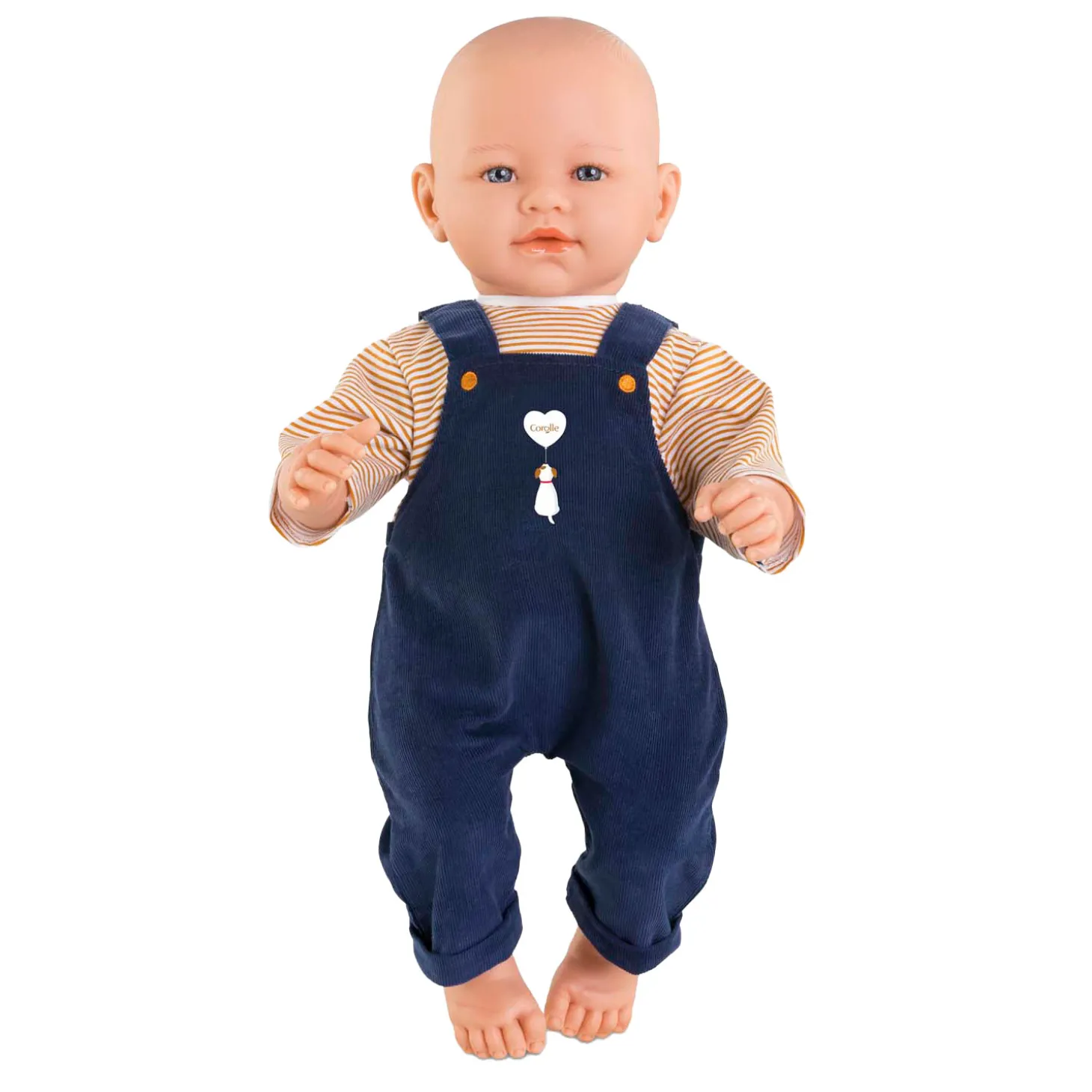 Corolle T-Shirt en Marineblauw Overall voor Babypop, 42cm