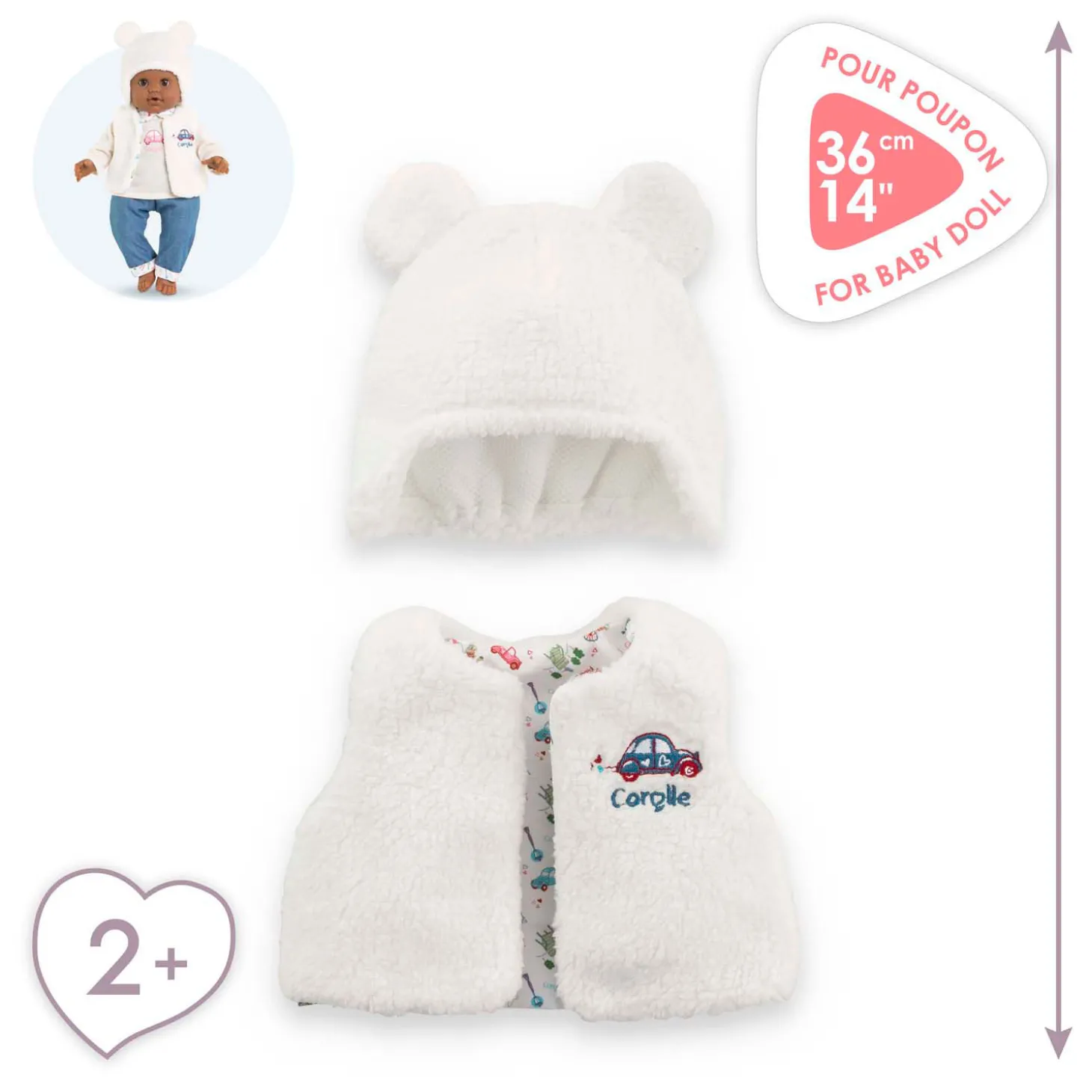 Corolle Winterset voor Babypop, 36cm