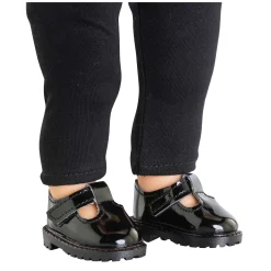 Corolle Zwarte Gelakte Babyschoentjes voor Poppen, 36cm