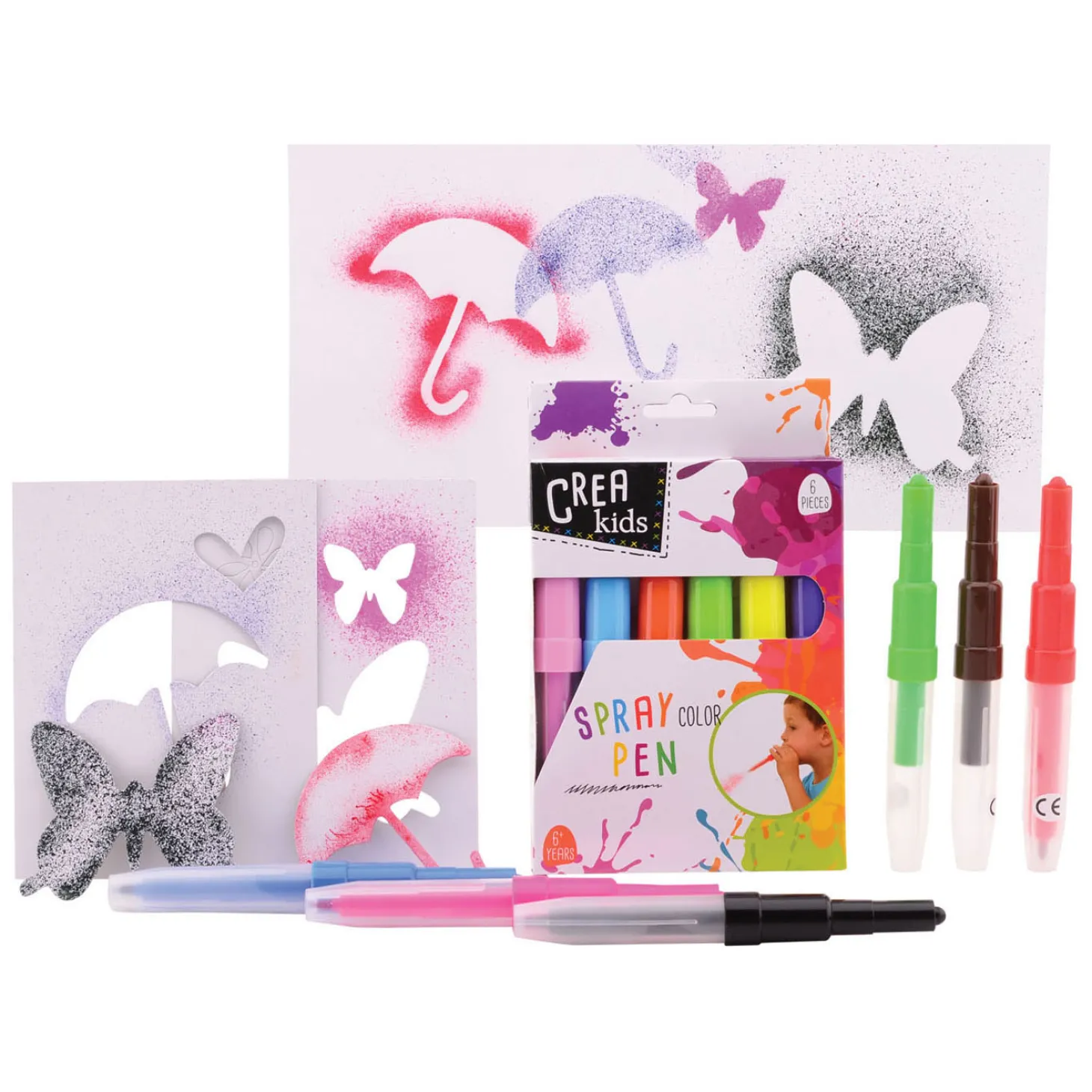 Crea Kids Blaaspennen, 6st