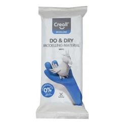 Creall Do&Dry Boetseerklei Conserveringsvrij Wit, 1000gr.