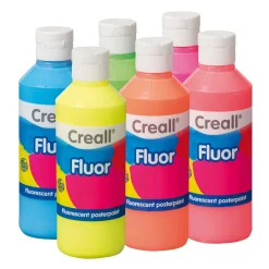 Creall Fluor Plakkaatverf, 6x250ml