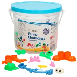 Creall Funny Characters Klei Accessoires, 130dlg