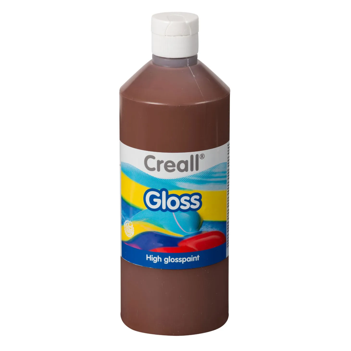 Creall Gloss Glansverf Bruin, 500ml
