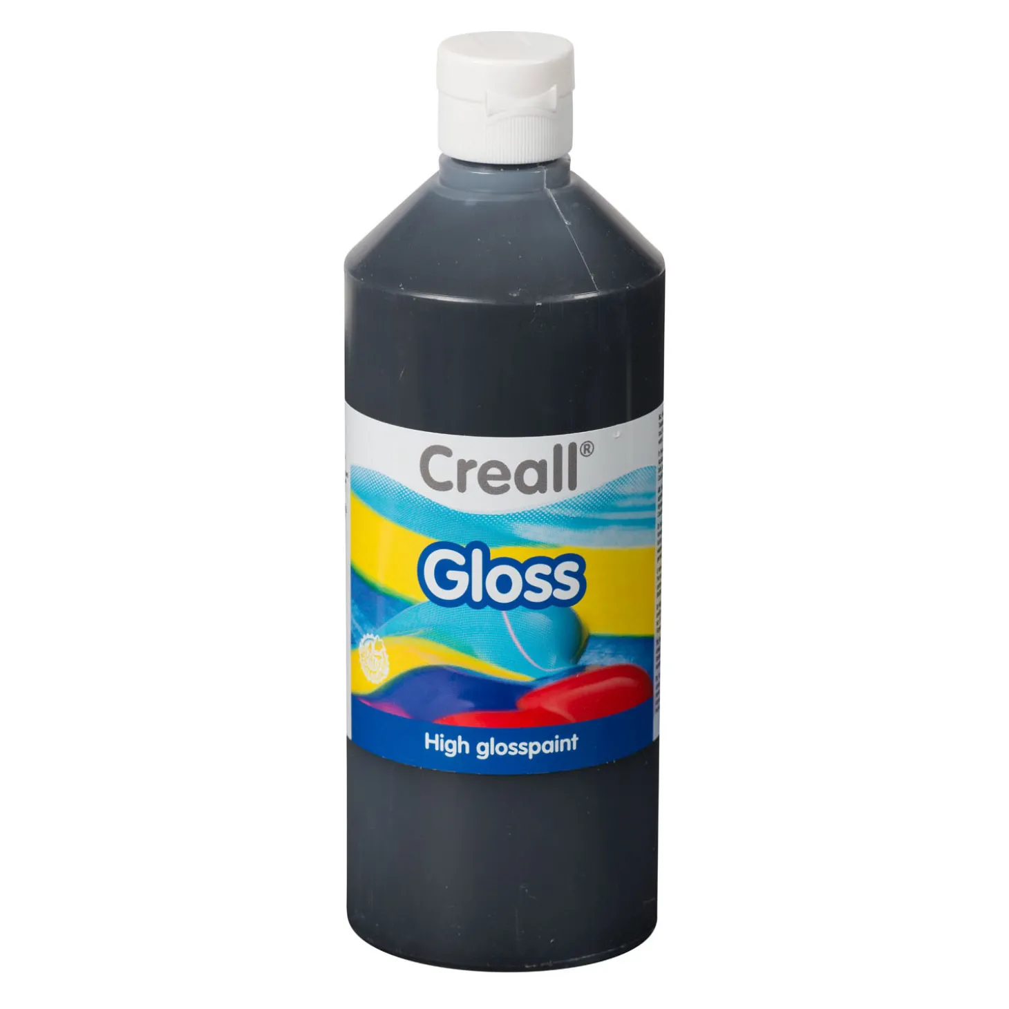 Creall Gloss Glansverf Zwart, 500ml
