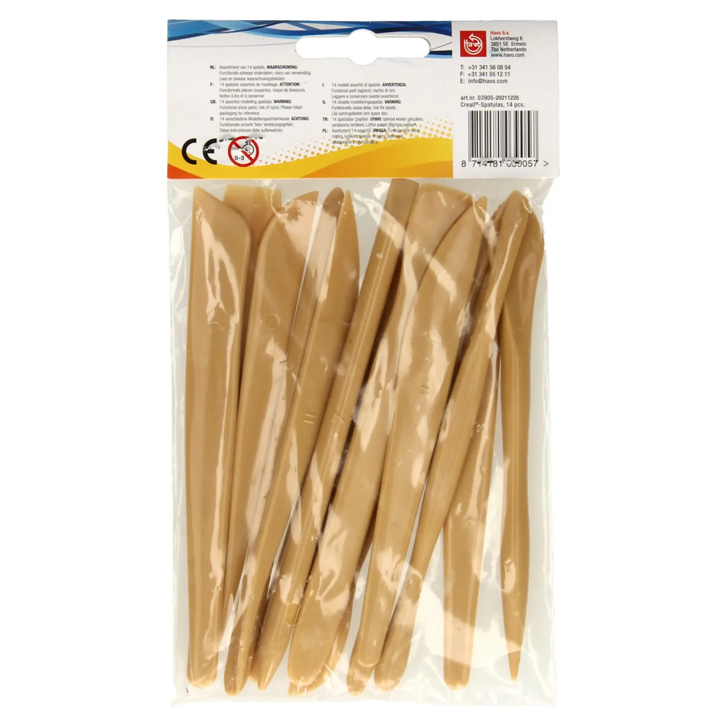 Creall Klei Spatels, 14dlg.