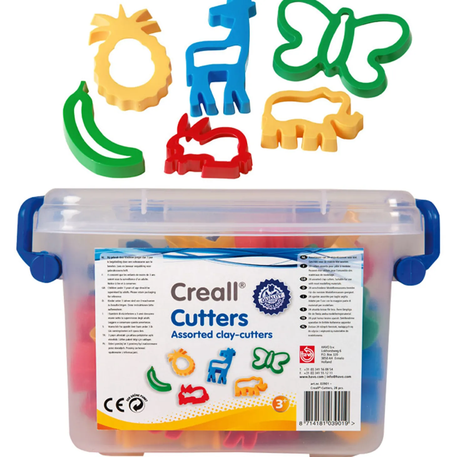 Creall Klei Uitsteekvormen - 28dlg.