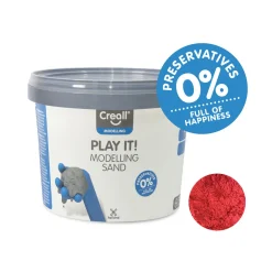 Creall Play It Speelzand Rood, 750gr.