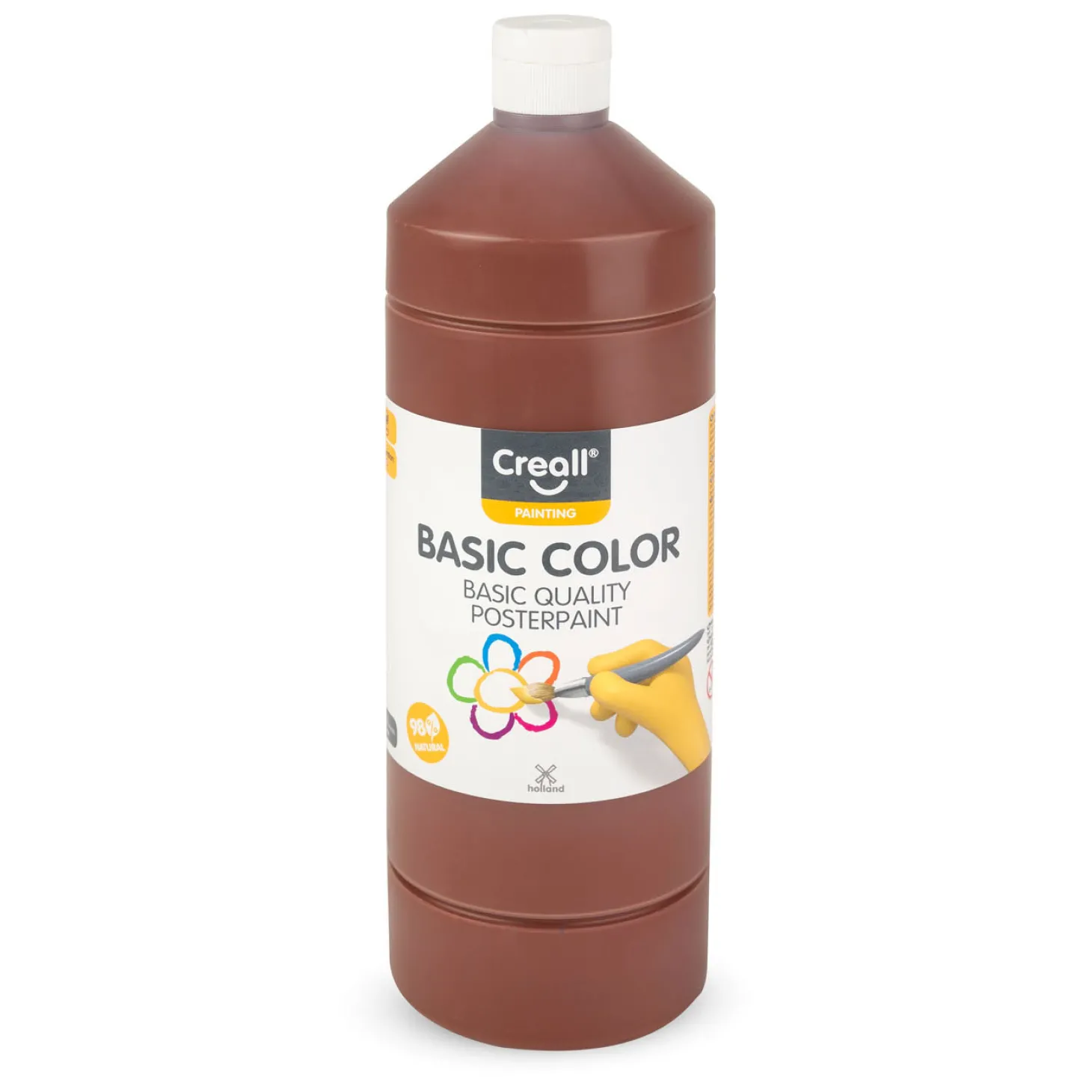 Creall Schoolverf Donkerbruin, 1 liter