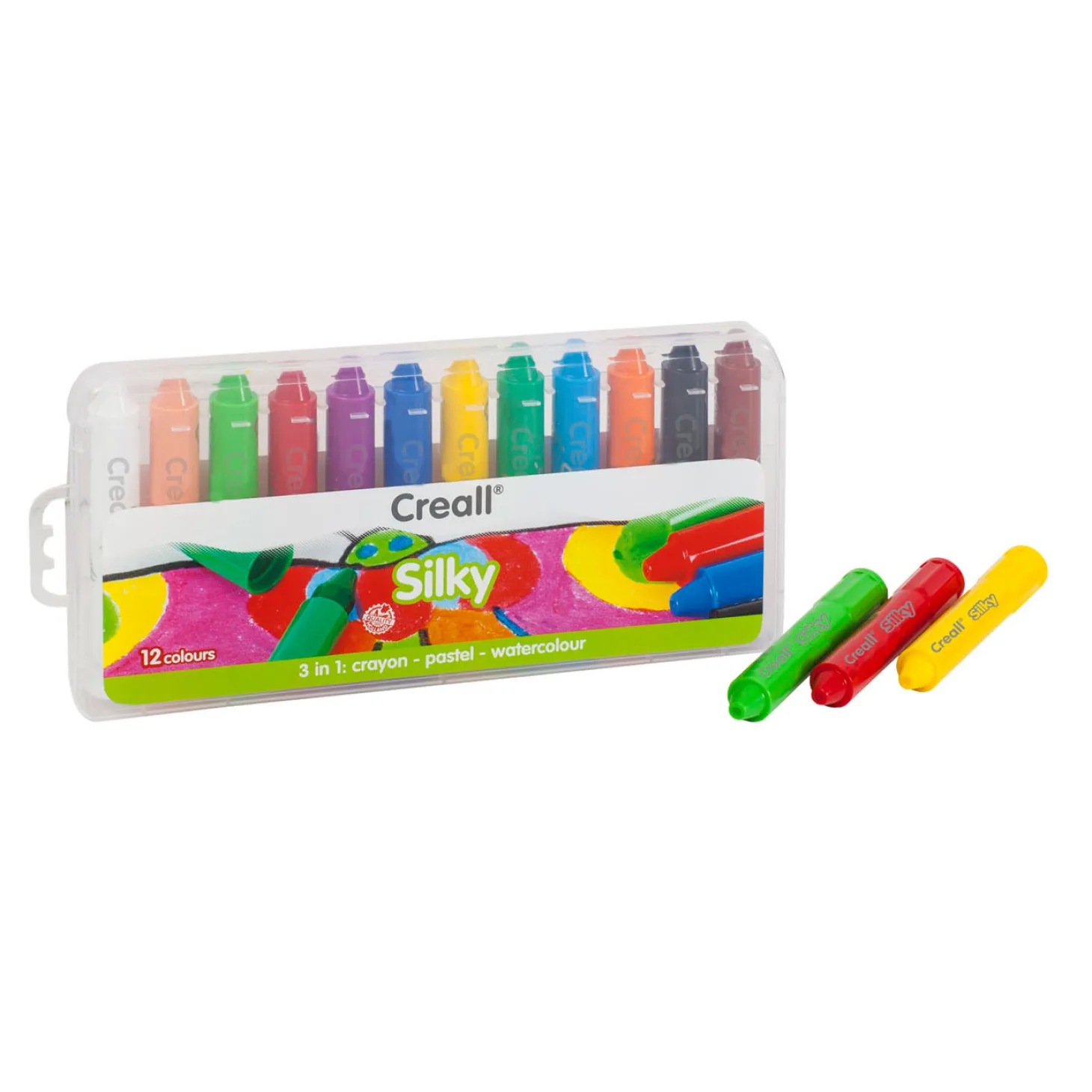 Creall Silky Stiften 3in1, 12st.