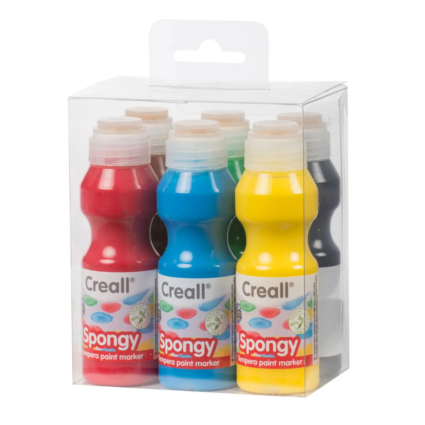 Creall Spongy Verfstiften, 6x70ml