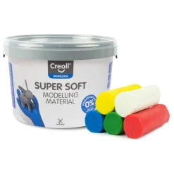 Creall Supersoft Klei - 5 kleuren Klei - 1750gr.