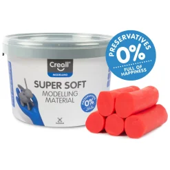 Creall Supersoft klei Rood, 1750gr.