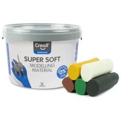 Creall Supersoft Klei Safari kleuren, 1750gr.