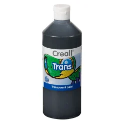 Creall Transparante Verf Zwart, 500ml