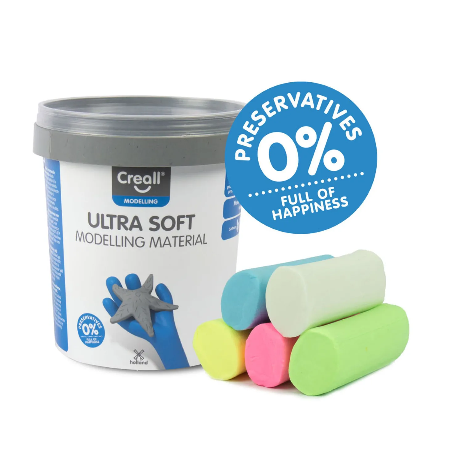 Creall Ultra Soft Klei Pastel, 300gr.