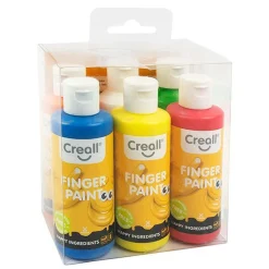 Creall Vingerverf Conserveringsvrij, 6x80ml