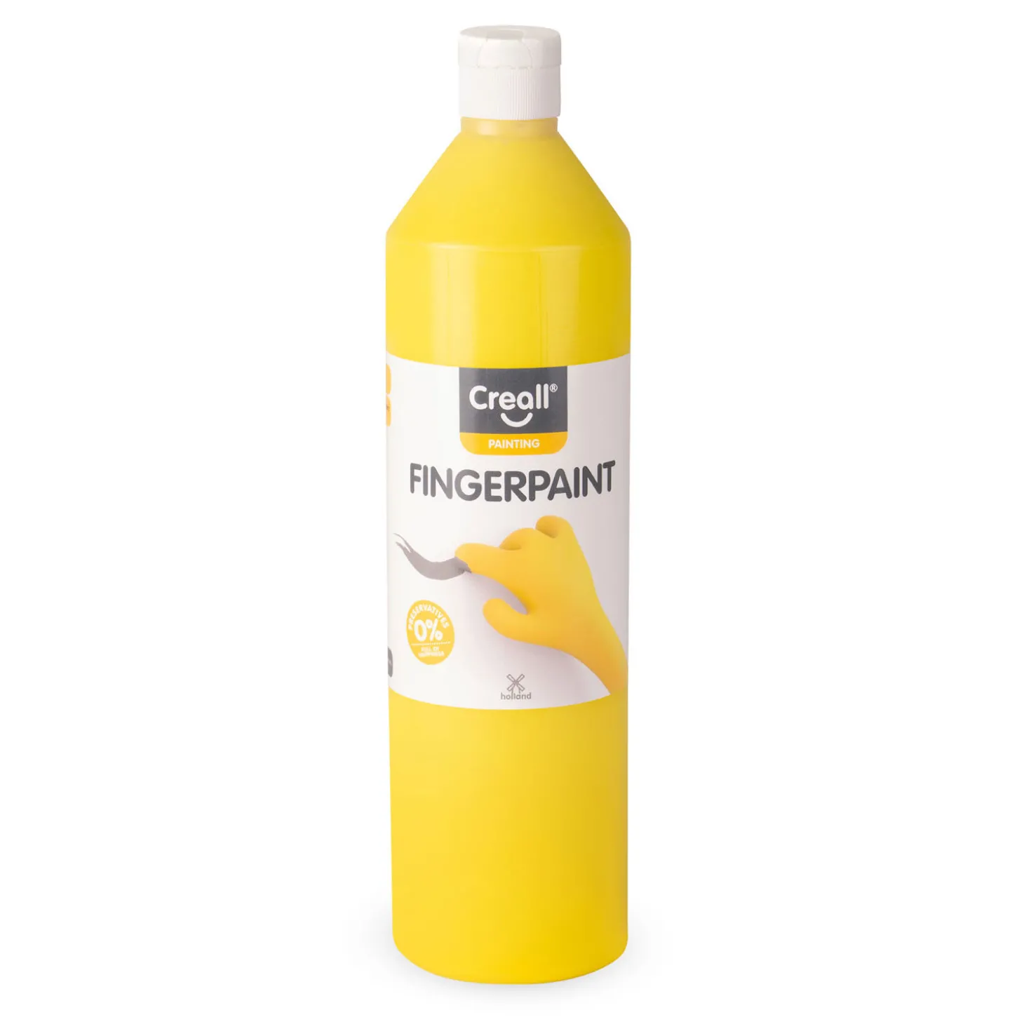 Creall Vingerverf Conserveringsvrij Geel, 750ml