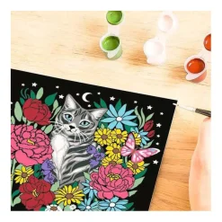 CreArt Pixie Cold Schilderen op Nummer - Kat
