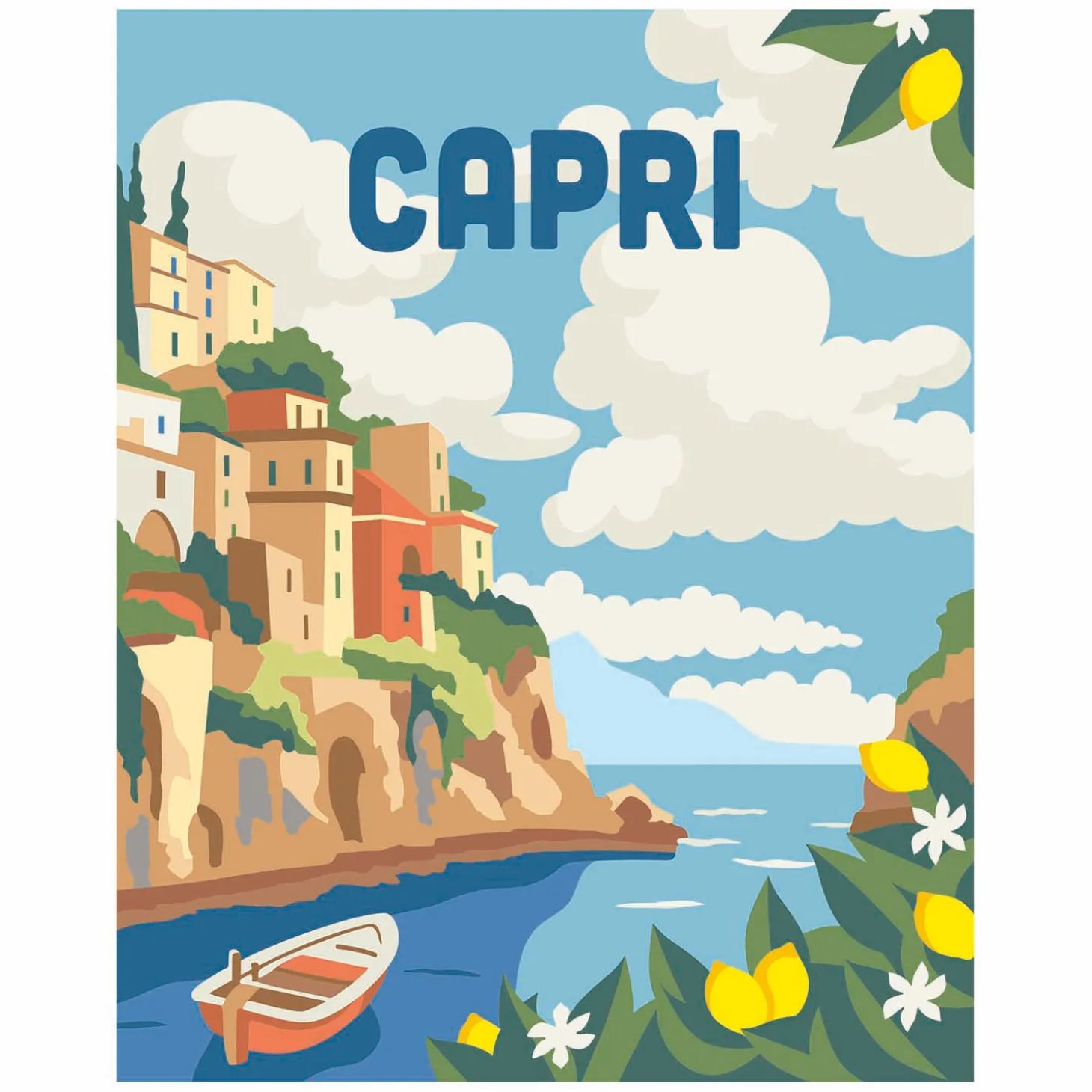 CreArt Schilderen op Nummer - Capri