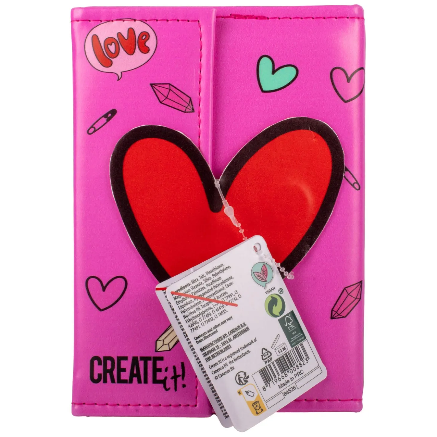 Create it! Beauty Make-Up Boek Magneetsluiting