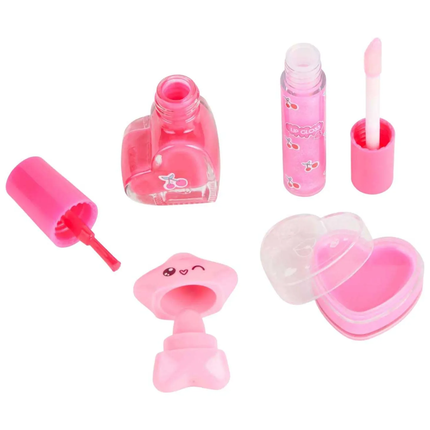 Create It! Beauty Make-up Set in Fluffy Rugtas Love Roze